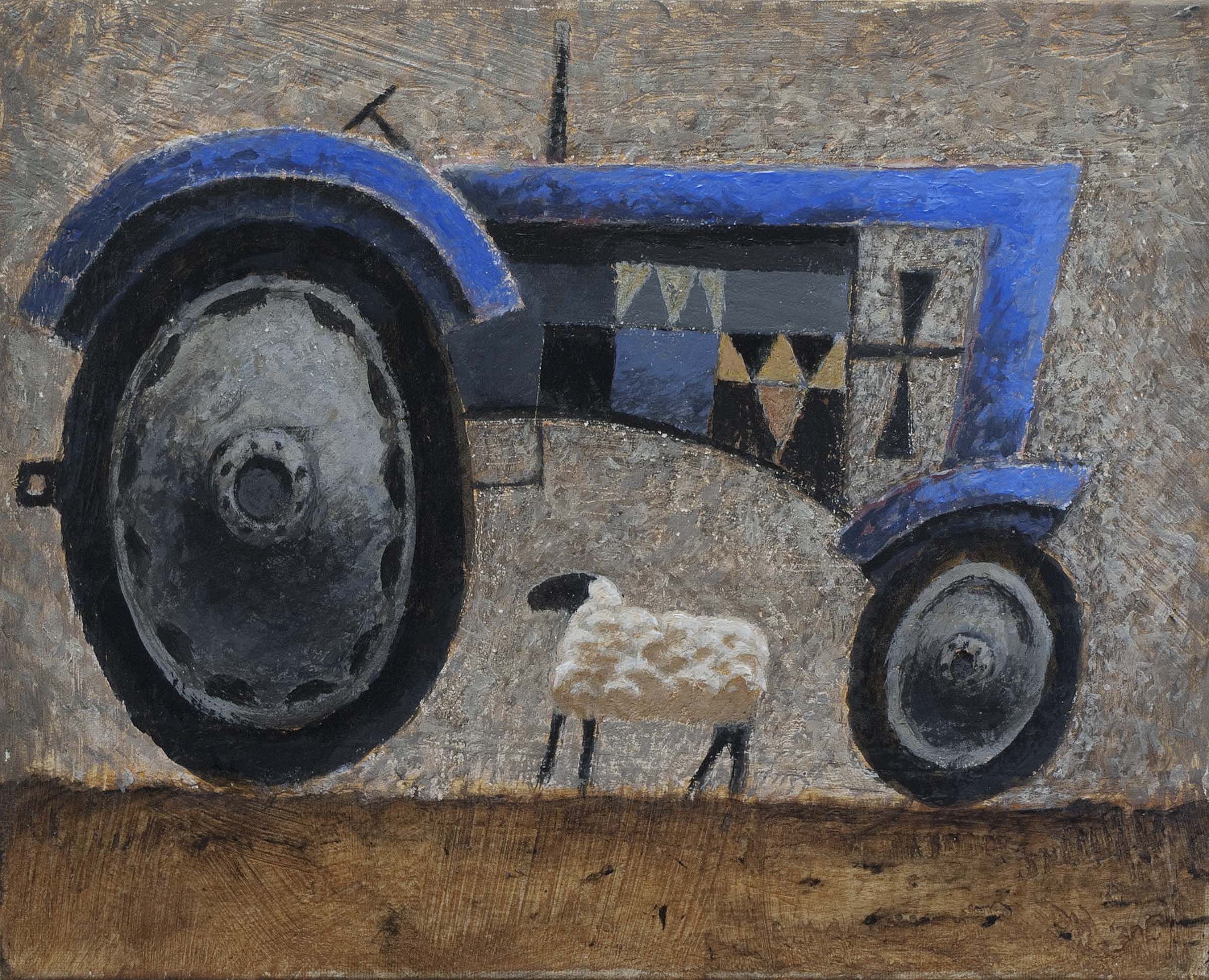 John  McNulty - Tractor with sheep 